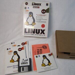 Deluxe Linux Mandrake 6.5 (Red Hat) Operating System  - New Open Box - Read Desc